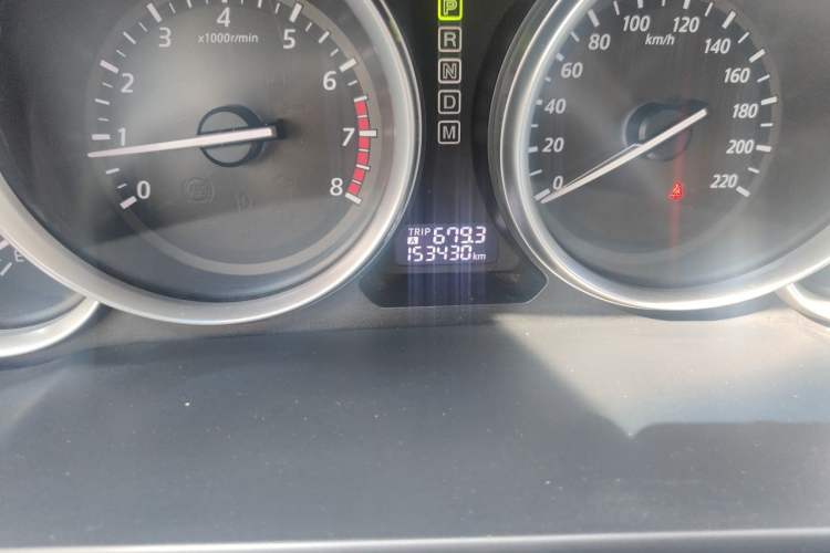 Used Mazda CX-9 2013 3.7L Automatic Standard Edition Odometer Close Up