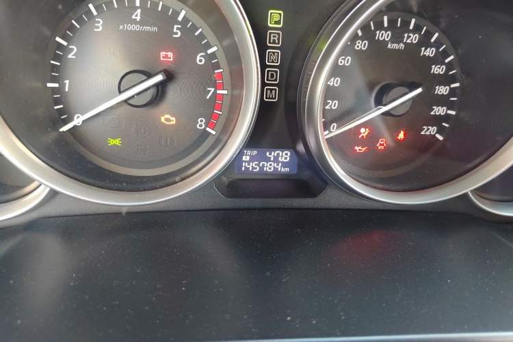 Used Mazda CX-9 2013 3.7L Automatic Standard Edition Odometer Close Up