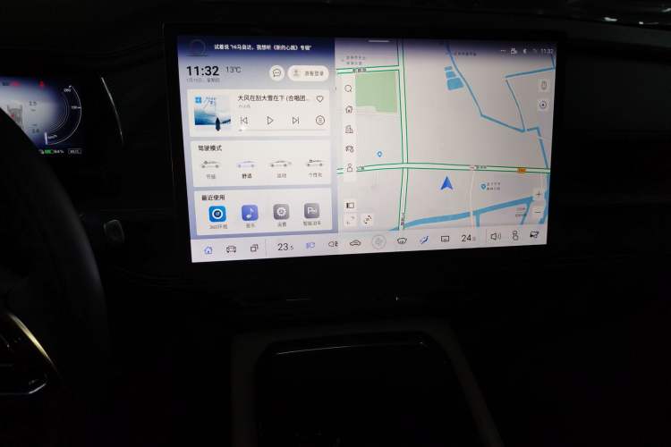 Used Mazda EZ-6 2024 Pure Electric 480 Zhiyue Edition Audio And AC Panel