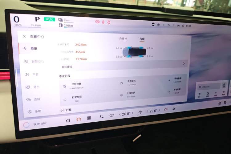 Used Mazda EZ-60 2025 Model Range-Extended 200 Max Audio And AC Panel