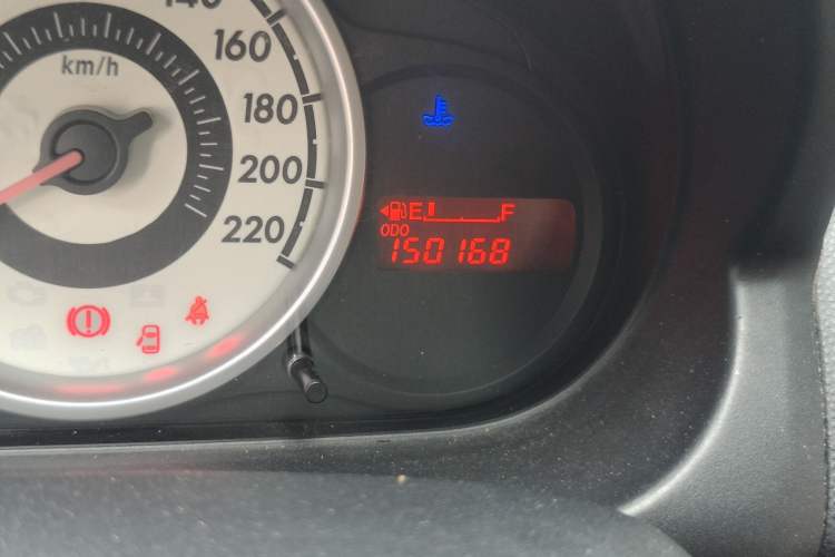 Used Mazda 2 2008 1.3L Manual Standard Edition Odometer Close Up