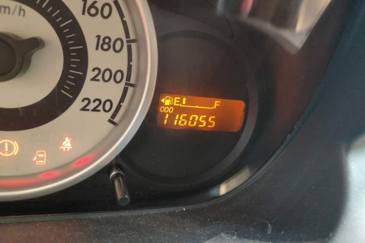 Used Mazda 2 2008 1.5L Manual Fashion Edition Odometer Close Up