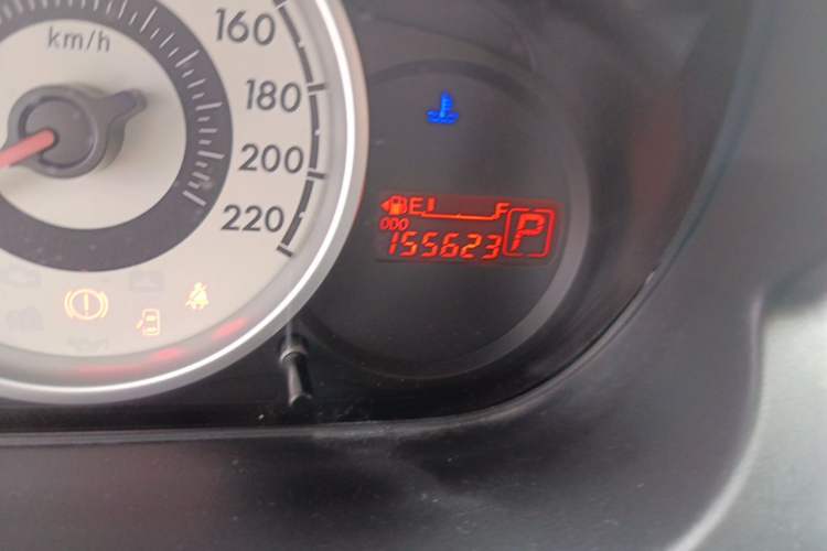 Used Mazda 2 2008 1.5L Automatic Luxury Model Odometer Close Up
