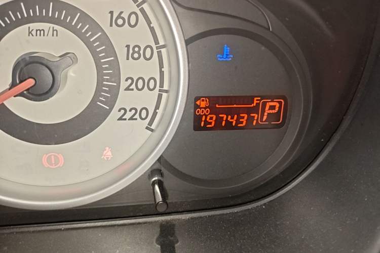 Used Mazda 2 2009 1.5L Automatic Value Edition Odometer Close Up