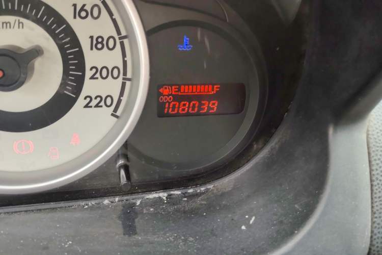 Used Mazda 2 2009 1.5L Manual Value Edition Odometer Close Up