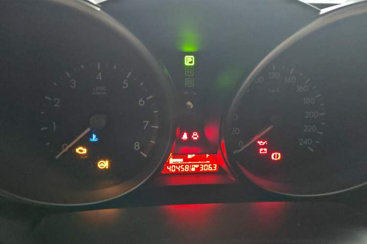 Used Mazda 3 2011 Sedan 1.6L Automatic Comfort Model Odometer Close Up