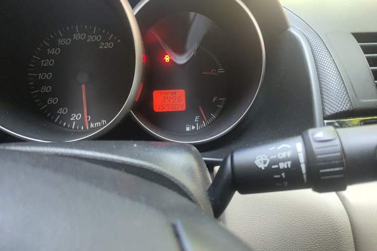 Used Mazda 3 2007 1.6L Manual Standard Edition Odometer Close Up