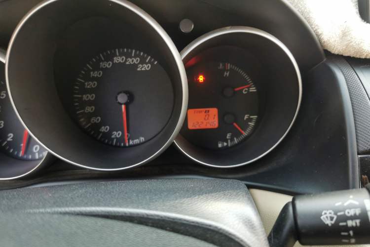 Used Mazda 3 2007 1.6L Manual Standard Edition Odometer Close Up