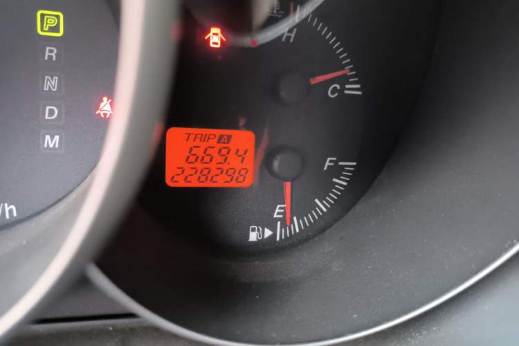 Used Mazda 3 2007 1.6L Automatic Standard Edition Odometer Close Up