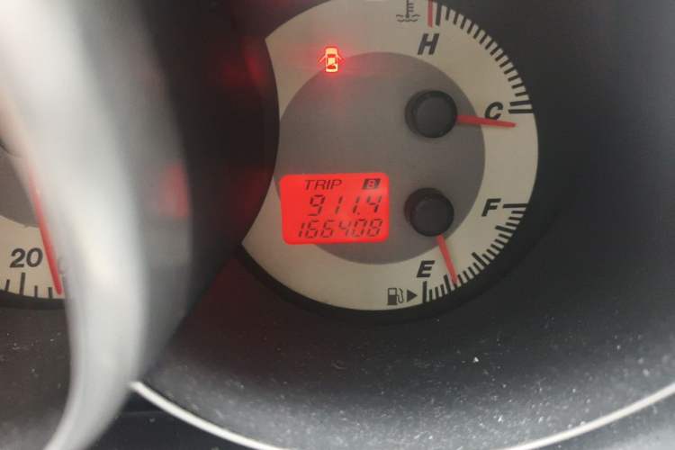 Used Mazda 3 2007 1.6L Manual Standard Edition Odometer Close Up