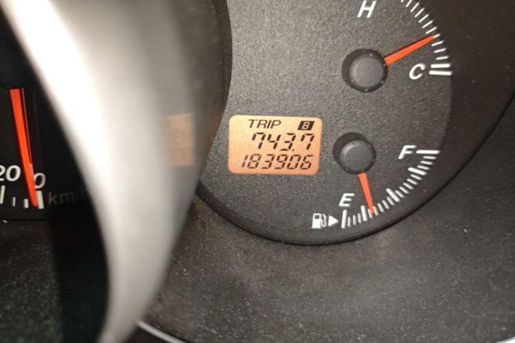 Used Mazda 3 2007 1.6L Automatic Standard Edition Odometer Close Up