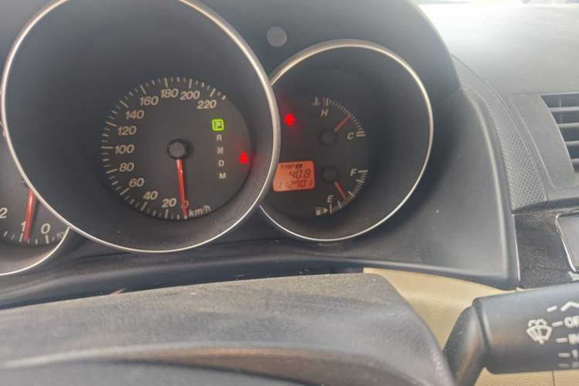 Used Mazda 3 2007 1.6L Automatic Standard Edition Odometer Close Up