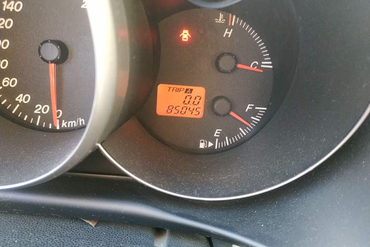 Used Mazda 3 2007 1.6L Automatic Standard Edition Odometer Close Up