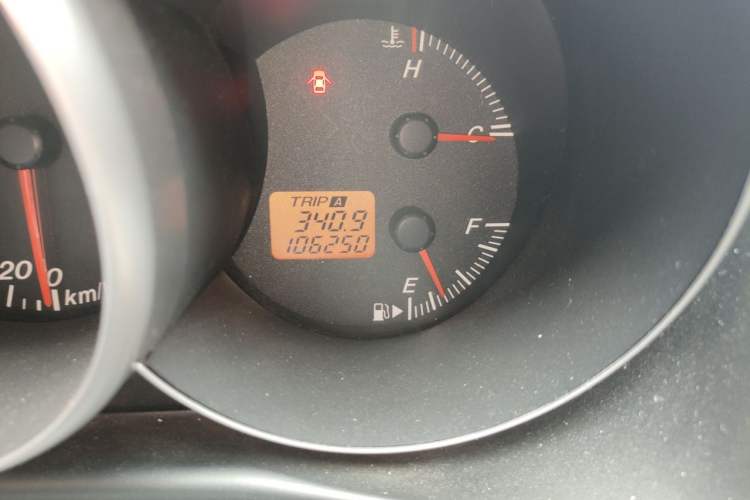 Used Mazda 3 2007 1.6L Automatic Standard Edition Odometer Close Up