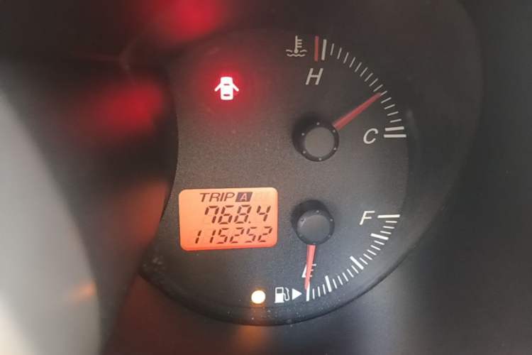 Used Mazda 3 2007 1.6L Automatic Luxury Model Odometer Close Up