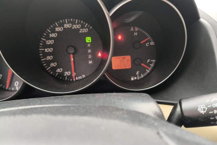 Used Mazda 3 2007 1.6L Automatic Standard Edition Odometer Close Up
