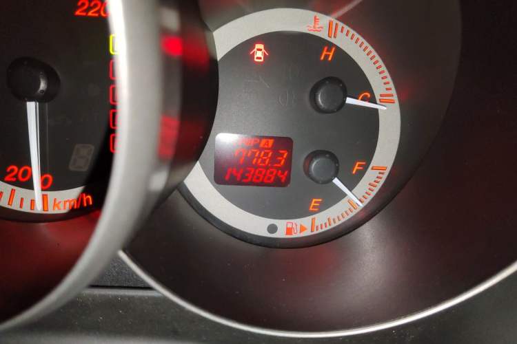 Used Mazda 3 2008 Hatchback 2.0 Luxury Model Odometer Close Up