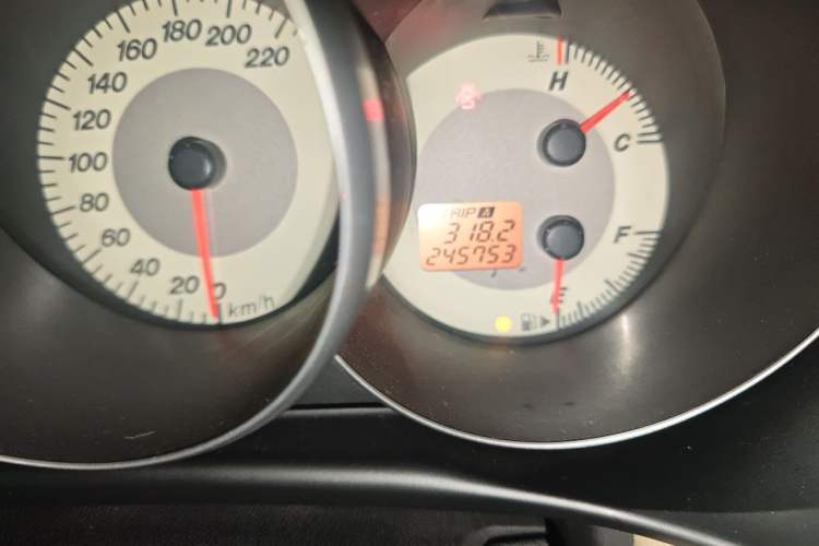 Used Mazda 3 2010 1.6L Manual Classic Stylish Version Odometer Close Up