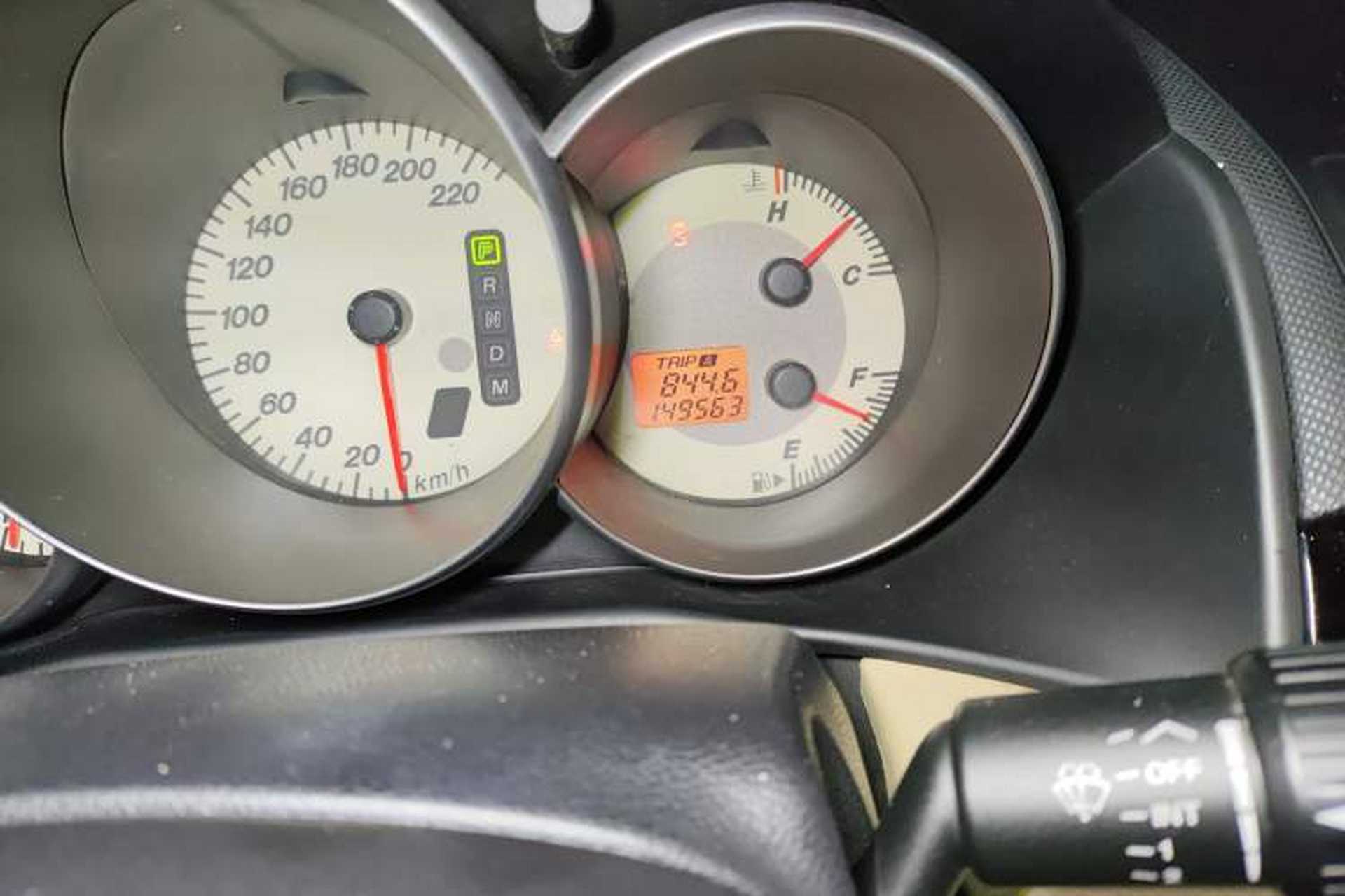 Used Mazda 3 2010 1.6L Automatic Classic Stylish Version Odometer Close Up