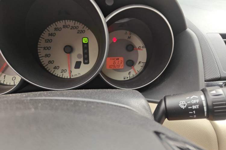 Used Mazda 3 2010 1.6L Automatic Classic Elite Edition Odometer Close Up
