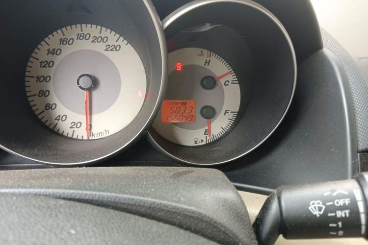 Used Mazda 3 2010 1.6L Manual Classic Stylish Version Odometer Close Up