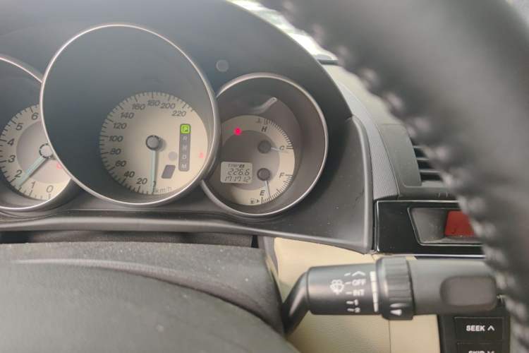 Used Mazda 3 2010 1.6L Automatic Classic Stylish Version Odometer Close Up