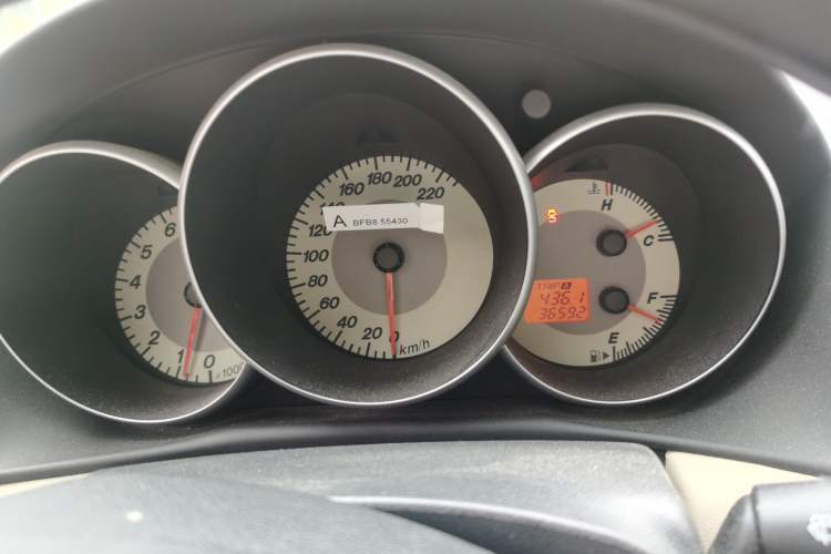 Used Mazda 3 2010 1.6L Manual Classic Stylish Version Odometer Close Up