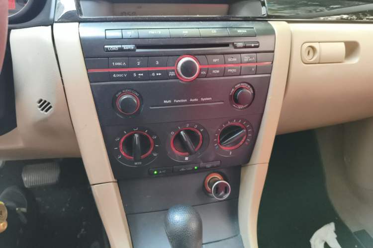 Used Mazda 3 2010 1.6L Automatic Classic Stylish Version Audio And AC Panel