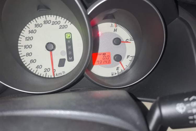 Used Mazda 3 2010 1.6L Automatic Classic Elite Edition Odometer Close Up