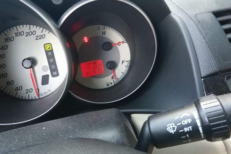Used Mazda 3 2010 1.6L Automatic Classic Elite Edition Odometer Close Up