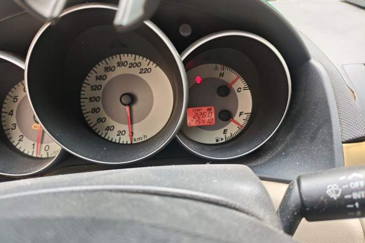 Used Mazda 3 2010 1.6L Manual Classic Stylish Version Odometer Close Up