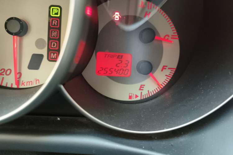 Used Mazda 3 2010 1.6L Automatic Classic Stylish Version Odometer Close Up