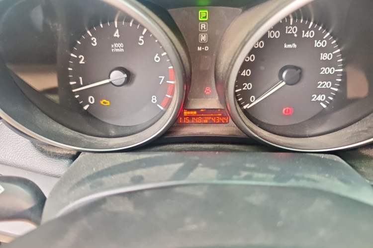 Used Mazda 3 2011 Sedan 1.6L Automatic Comfort Model Odometer Close Up