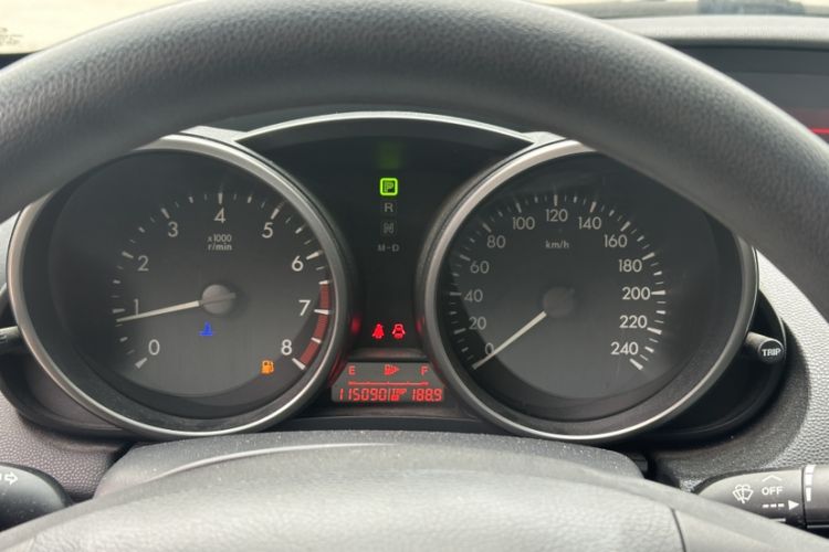 Used Mazda 3 2011 Sedan 1.6L Automatic Comfort Model Odometer Close Up