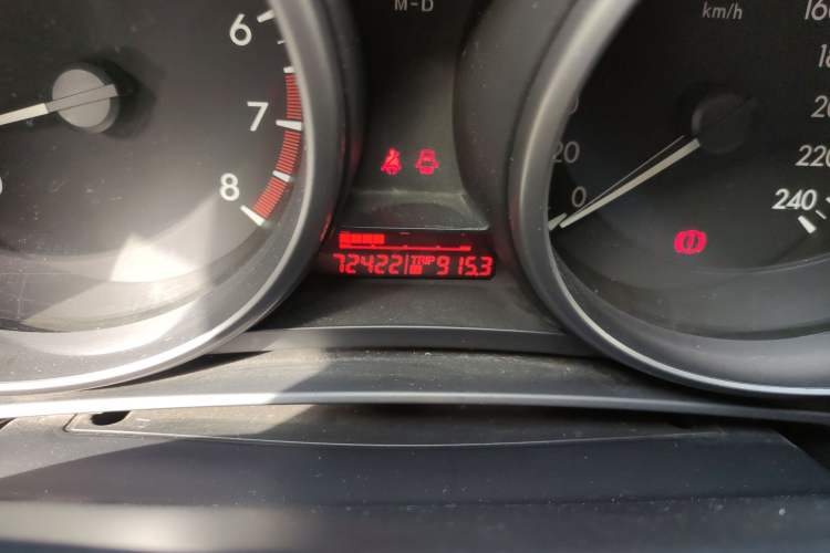 Used Mazda 3 2011 Sedan 1.6L Automatic Comfort Model Odometer Close Up