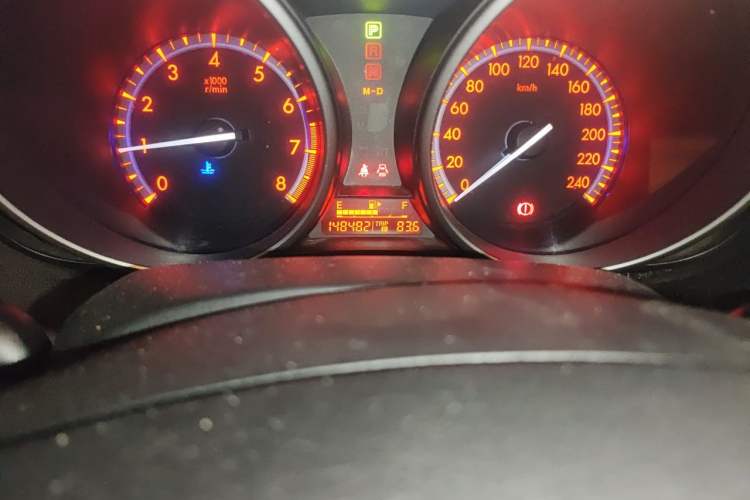 Used Mazda 3 2011 Sedan 2.0L Automatic Luxury Model Odometer Close Up
