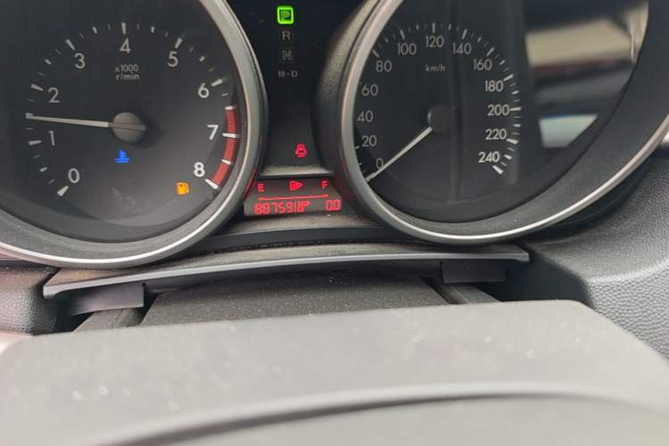 Used Mazda 3 2011 Sedan 1.6L Automatic Elite Model Odometer Close Up