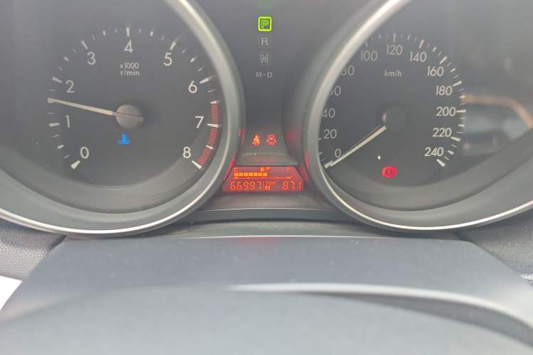 Used Mazda 3 2011 Sedan 1.6L Automatic Elite Model Odometer Close Up