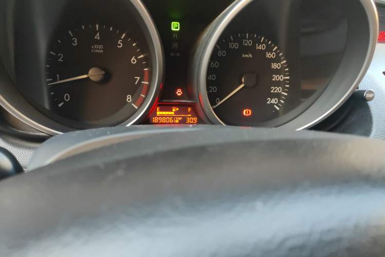 Used Mazda 3 2011 Sedan 1.6L Automatic Elite Model Odometer Close Up