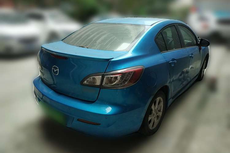 Used Mazda 3 2011 Sedan 2.0L Manual Sport Model Rear Right 45 Deg
