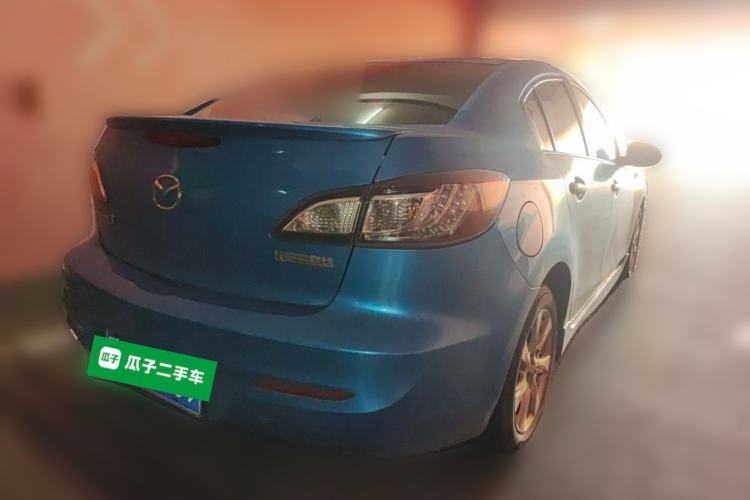 Used Mazda 3 2011 Sedan 2.0L Automatic Luxury Model Rear Right 45 Deg
