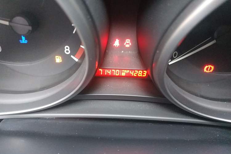 Used Mazda 3 2011 Sedan 1.6L Manual Comfort Model Odometer Close Up