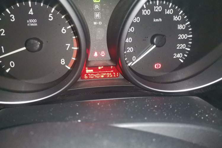 Used Mazda 3 2011 Sedan 1.6L Automatic Comfort Model Odometer Close Up