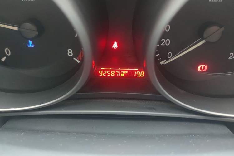 Used Mazda 3 2011 Sedan 1.6L Manual Comfort Model Odometer Close Up