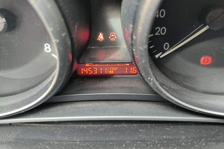 Used Mazda 3 2011 Sedan 1.6L Automatic Elite Model Odometer Close Up