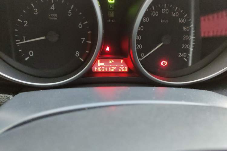 Used Mazda 3 2011 Sedan 1.6L Automatic Elite Model Odometer Close Up