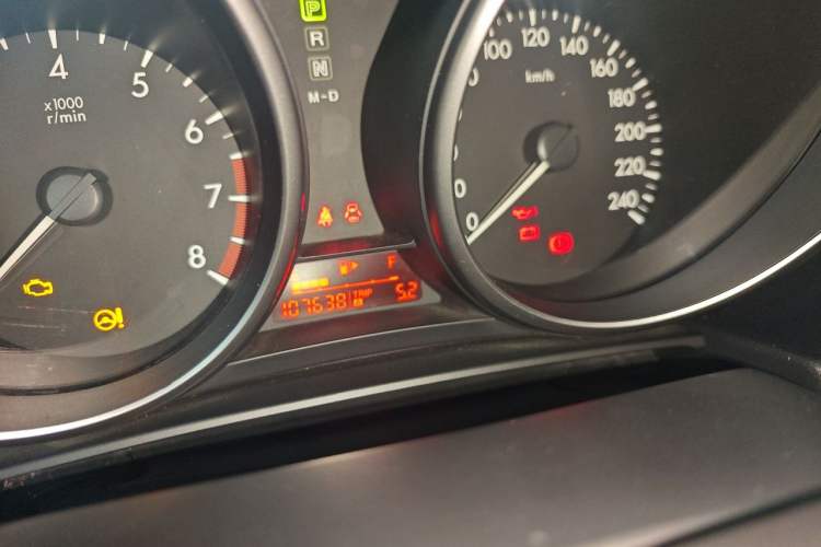 Used Mazda 3 2011 Sedan 1.6L Automatic Comfort Model Odometer Close Up