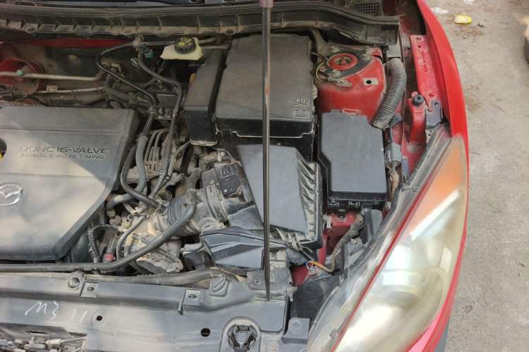 Used Mazda 3 2011 Sedan 2.0L Automatic Luxury Model Engine Bay Left
