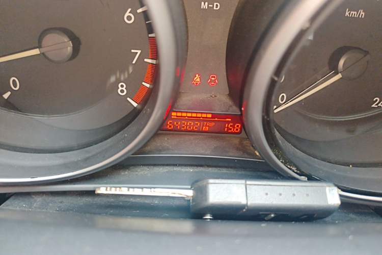 Used Mazda 3 2011 Sedan 1.6L Automatic Comfort Model Odometer Close Up