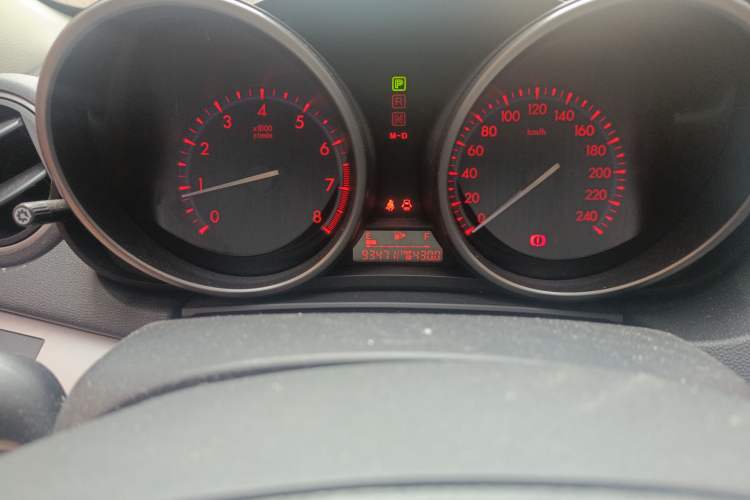 Used Mazda 3 2011 Sedan 2.0L Automatic Luxury Model Odometer Close Up